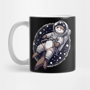 Otter Astronaut Drifting in Space Mug